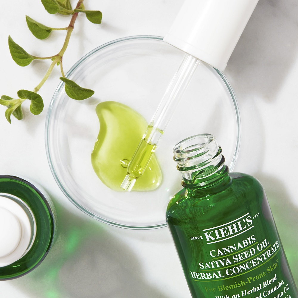 Kiehl's Cannabis Sativa Seed Oil Herbal Concentrate (chiết xuất từ ​​cây gai dầu)