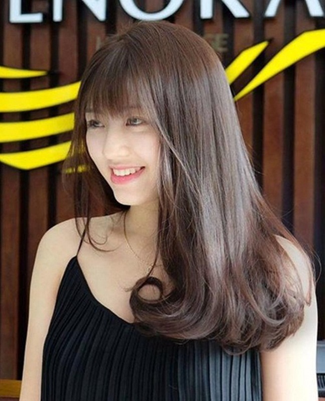Tóc uốn chữ C dài 