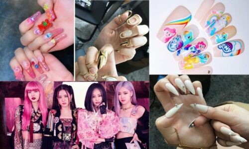 Nail đẹp và độc đáo theo phong cách 4 cô nàng nhóm nhạc blackpink