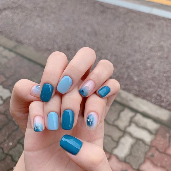 nail-xanh-dương-13