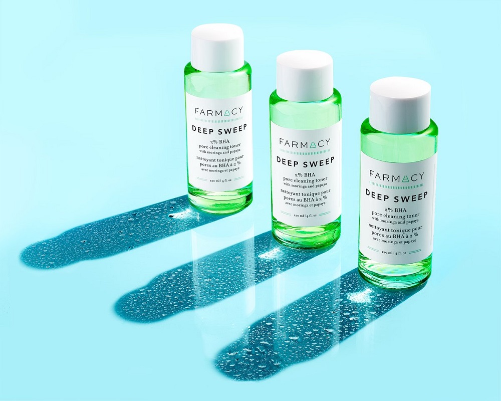 Farmacy Deep Sweep 2% BHA Pore Cleaning Toner with Moringa + Papaya