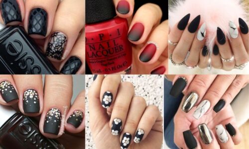 6 ý tưởng nail với màu sơn đen huyền bí và sang trọng