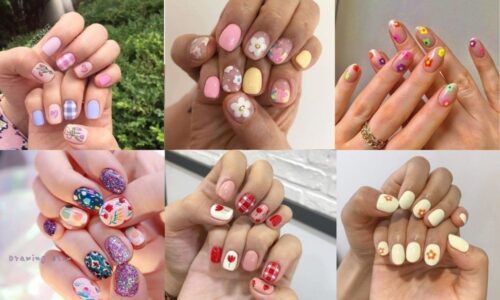 5 mẫu nail hoa đơn giản đẹp hút hồn