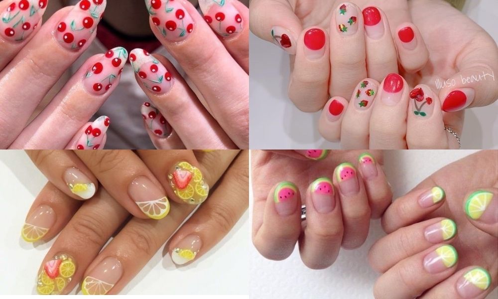 99 Mẫu Nail Quả Đẹp Ngọt Ngào Cute Cho Cô Nàng Xì Teen