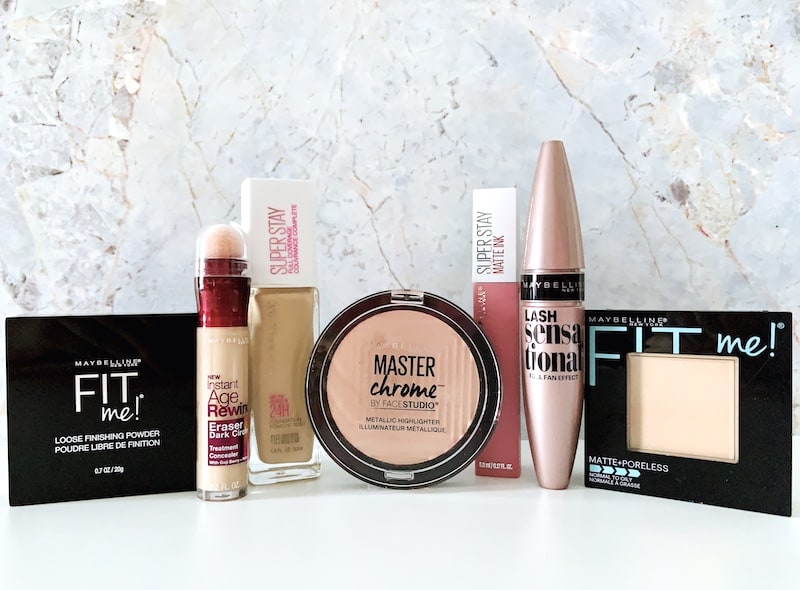 Các sản phẩm trang điểm mặt của Maybelline