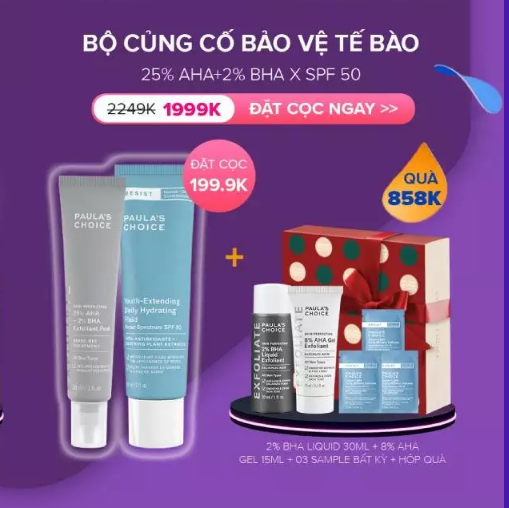 Bộ sản phẩm củng cố bảo vệ da