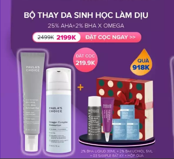 Bộ sản phẩm tái tạo tế bào chống lão hóa