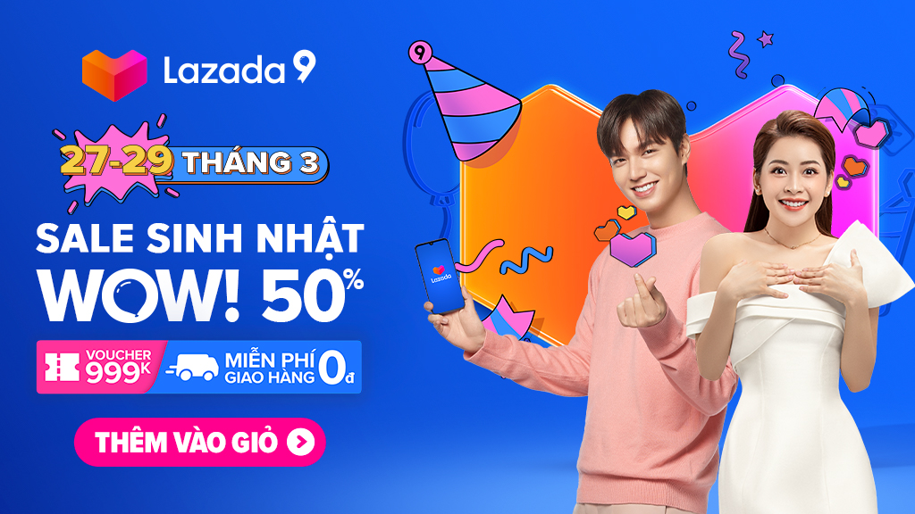 Lịch sự kiện đại tiệc sinh nhật 9 tuổi của Lazada