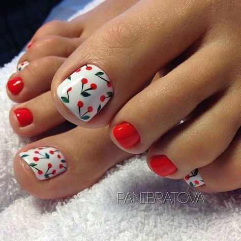 Nail móng chân dễ thương 24