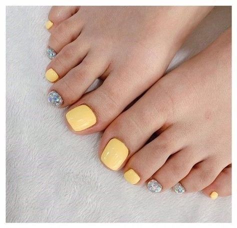 Nail móng chân dễ thương 4