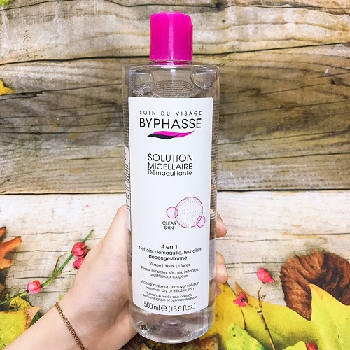 Nước tẩy trang không cồn Byphasse Solution Micellaire Makeup Remover