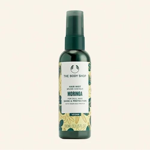 Xịt dưỡng tóc The Body Shop Moringa Shine and Protection