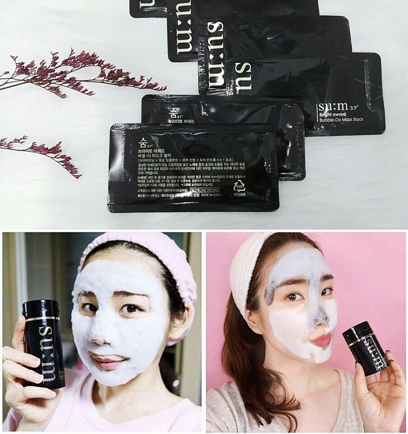 Mặt nạ sủi bọt đã trở thành sản phẩm không thể thiếu với các tín đồ skincare