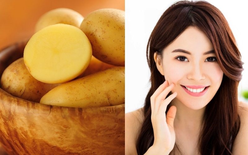 Sử dụng khoai tây thường xuyên mang đến đôi môi hồng hào