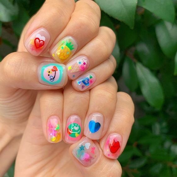 nail màu sắc sặc sỡ_11