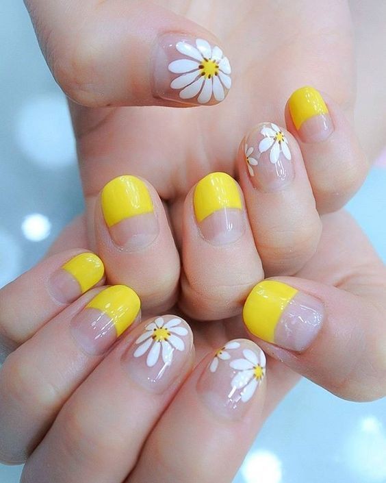 nail màu vàng hoạt hình_7