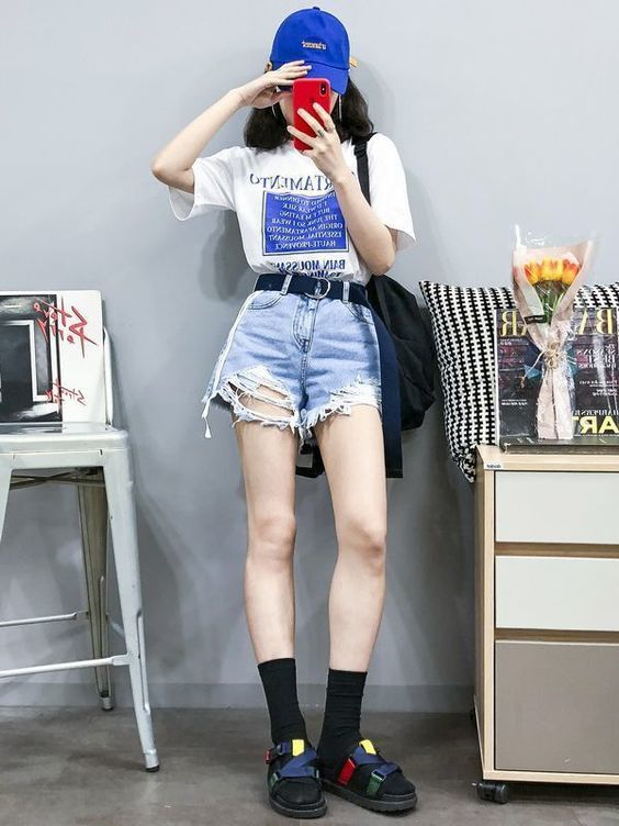 phối áo trắng và quần jeans_28