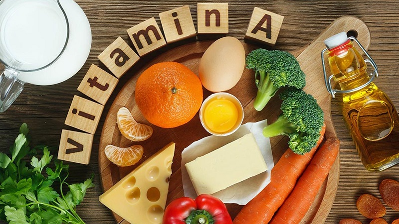 Bổ sung thực phẩm giàu Vitamin A - C là cách làm trắng da toàn thân lành tính