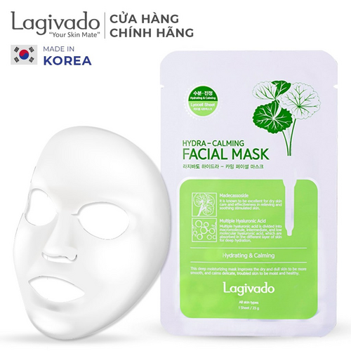 Mặt nạ dưỡng ẩm trắng da giúp kiềm dầu và mụn Hàn Quốc Lavado Hydra Calming Facial