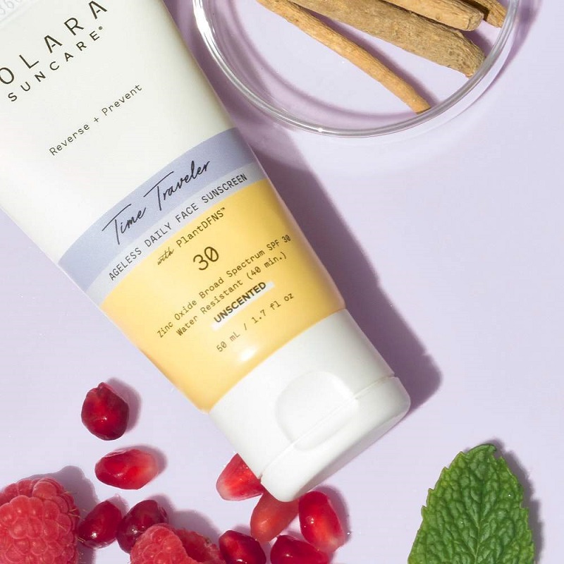 Solara Time Traveler Ageless Daily Face Sunscreen