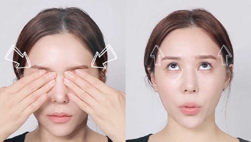 Đây là cách giúp thư giãn mắt giúp mắt to hơn được nhiều cô nàng áp dụng