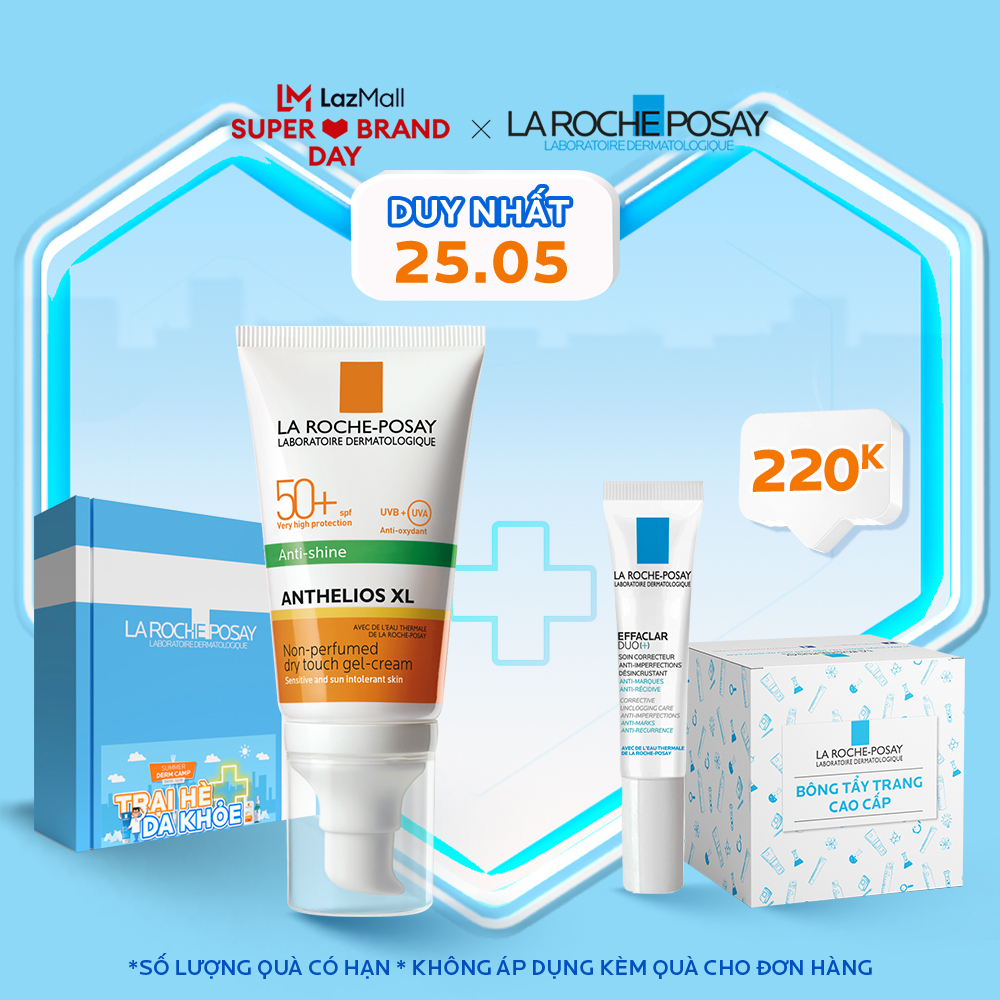 Kem chống nắng dạng gel La Roche-Posay cùng bộ quà tặng hấp dẫn