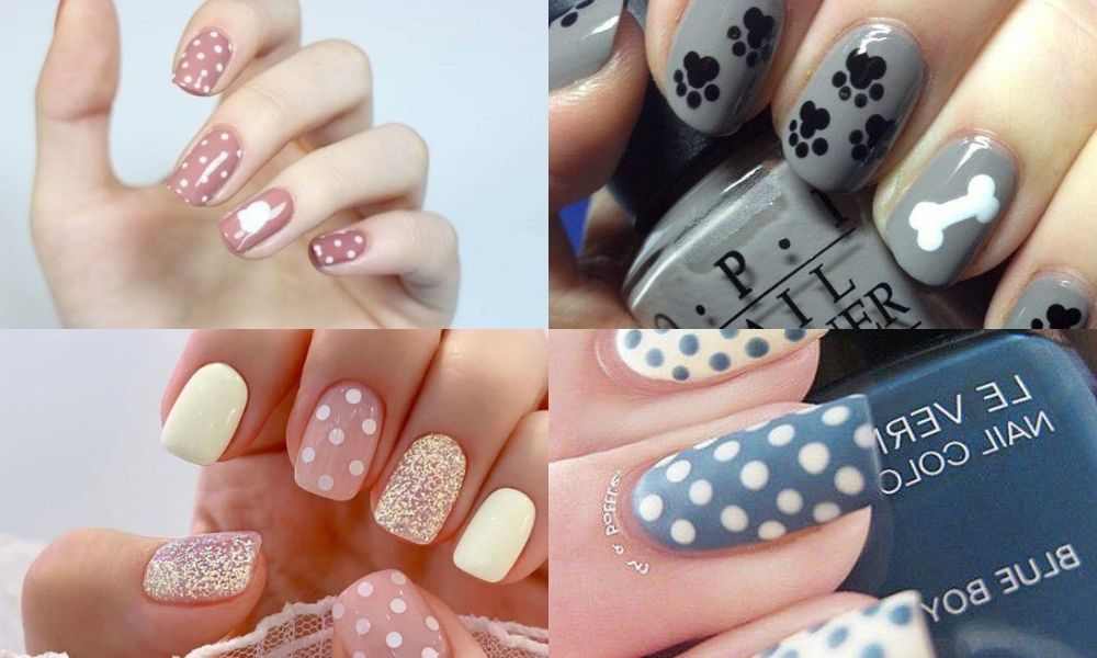 TOP list 19 mẫu nail chấm bi cực xinh xắn - Làm Điệu