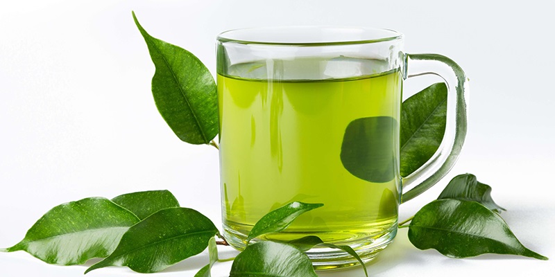 Uống nước trà xanh tươi giảm cân