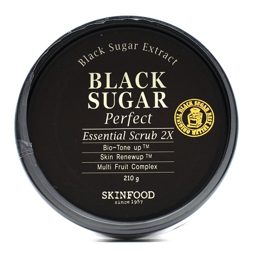 Tẩy tế bào chết cho da dầu SkinFood Black Sugar Perfect Essential Scrub 2x
