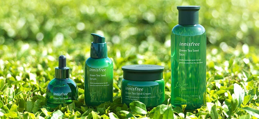 Sản phẩm Innisfree đều có chiết xuất từ các thành phần thiên nhiên