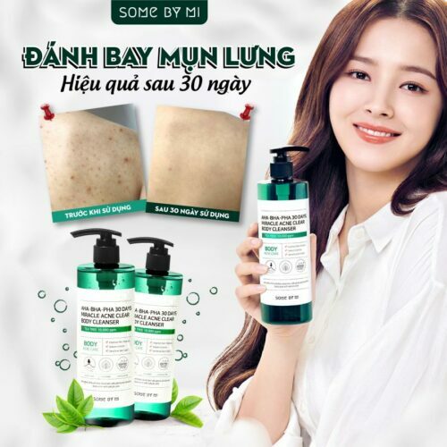 Review 10 sữa tắm trị mụn lưng khuyên dùng 2025