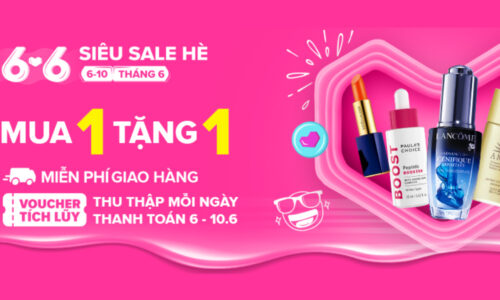 Top 6 thương hiệu mỹ phẩm Siêu Sale Hè Lazada 6.6