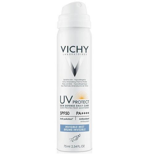 Xịt chống nắng Vichy UV Protect Skin Defense Daily Care Invisible Mist SPF50 PA++++