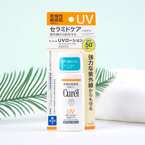 Kem chống nắng Curel UV Protection Milk SPF50 +  PA +++