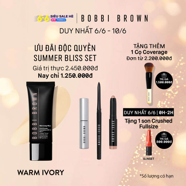 Chốt ngay 6 deals Bobbi Brown Siêu Sale Hè 6.6 tại Lazada 1