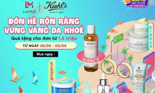 Săn ngay 6 deals hot Kiehl’s cùng Siêu Sale Hè 6.6 tại Lazada