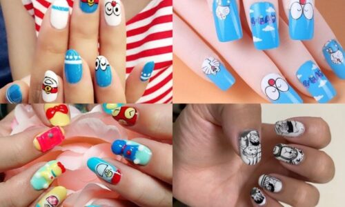 3 ý tưởng với mẫu nail doraemon cực dễ thương