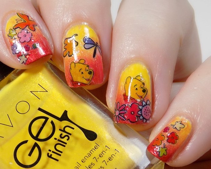 nail hình gấu pooh_25