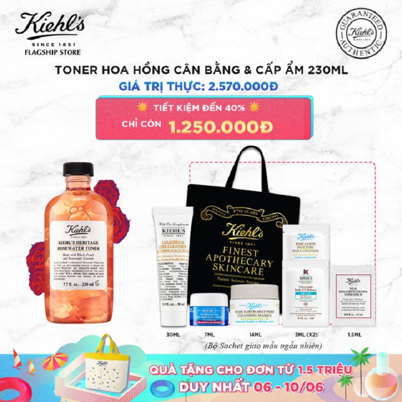 Nước hoa hồng Kiehl's 230ml