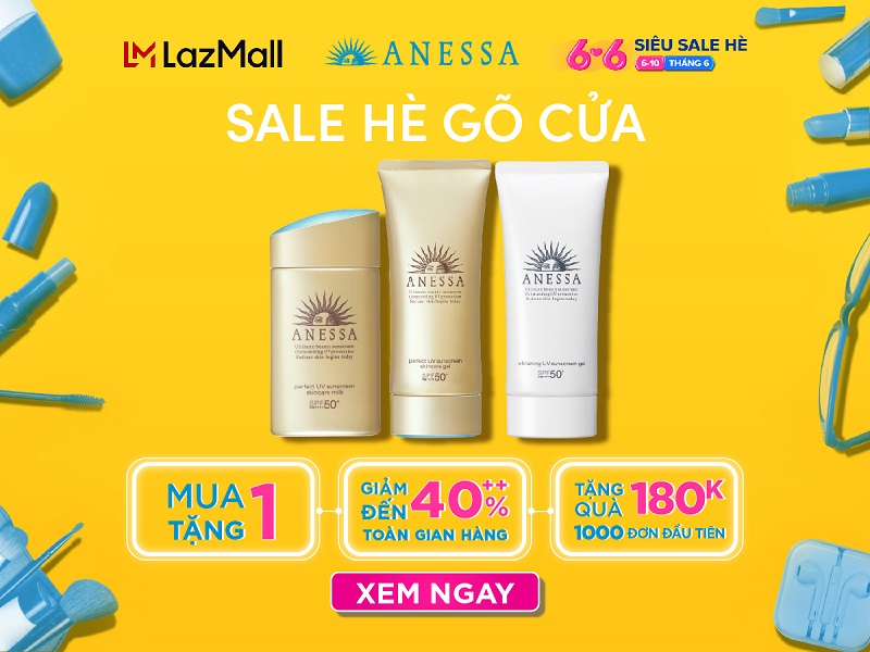 Chương trình sale hè 6.6 tại Lazada