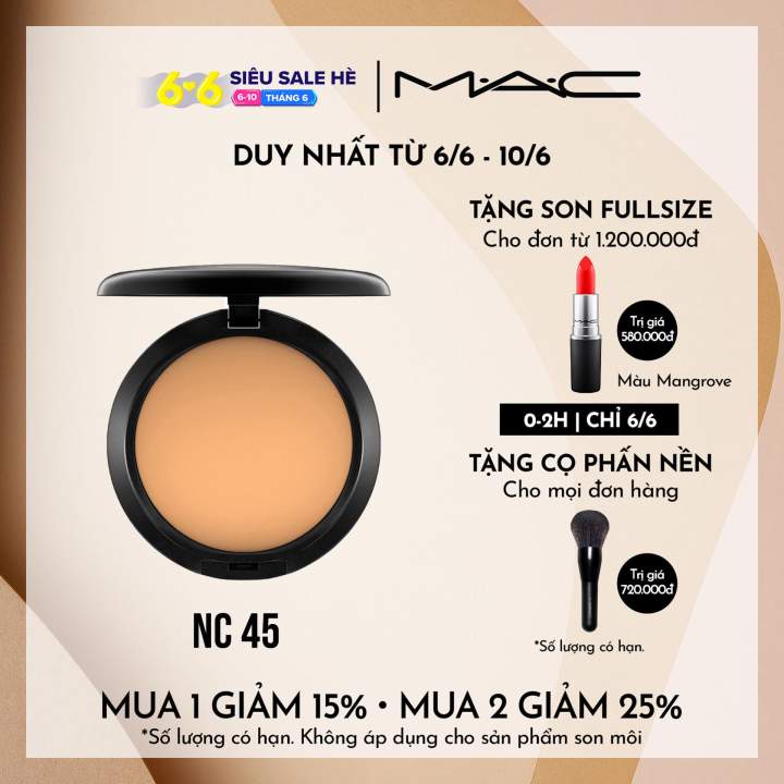 Phấn nền phủ MAC Studio Fix Powder Plus Foundation 15g