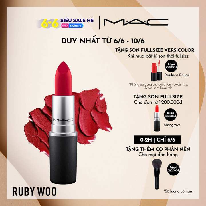 Son môi MAC Retro Matte Lipstick 3g