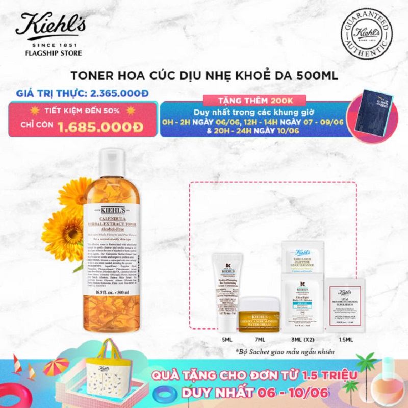 Nước cân bằng hoa cúc Kiehl's 500ml