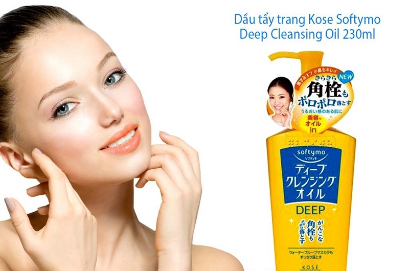 Cách dùng dầu tẩy trang Kose