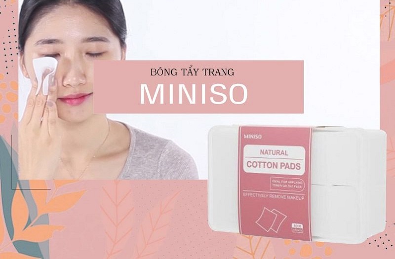 Công dụng của bông tẩy trang Miniso