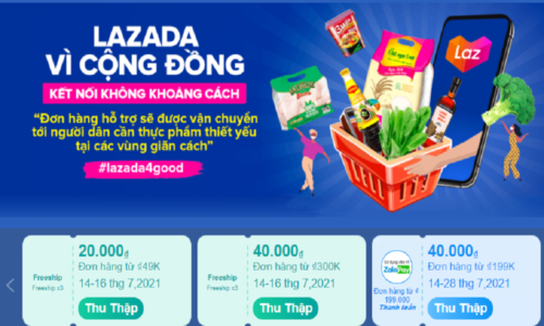 Lazada triển khai siêu thị 0Đ chung tay cùng Zalo Pay vượt qua mùa dịch