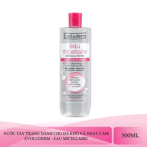 Review 4 nước tẩy trang Evoluderm “tất tần tật” bạn cần biết