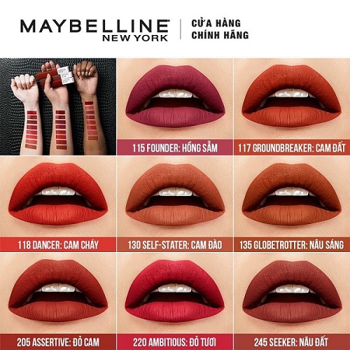 Review 5 son Maybelline lên màu chuẩn đẹp phải “tậu ngay”