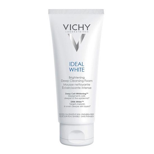 Sữa Rửa Mặt Tạo Bọt Dưỡng Trắng Da Vichy Ideal White Brightening Deep Cleansing Foam