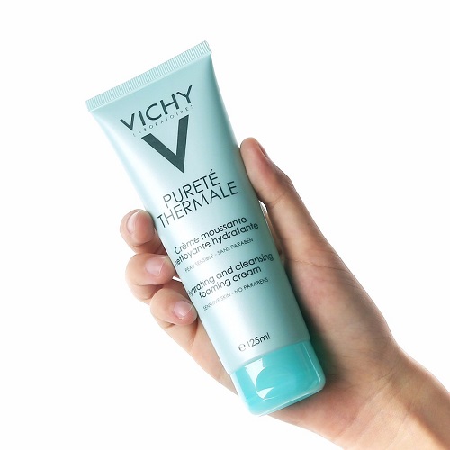 Sữa rửa mặt tạo bọt dạng kem ngăn ngừa ô nhiễm Vichy Purete Thermale Foaming Cream